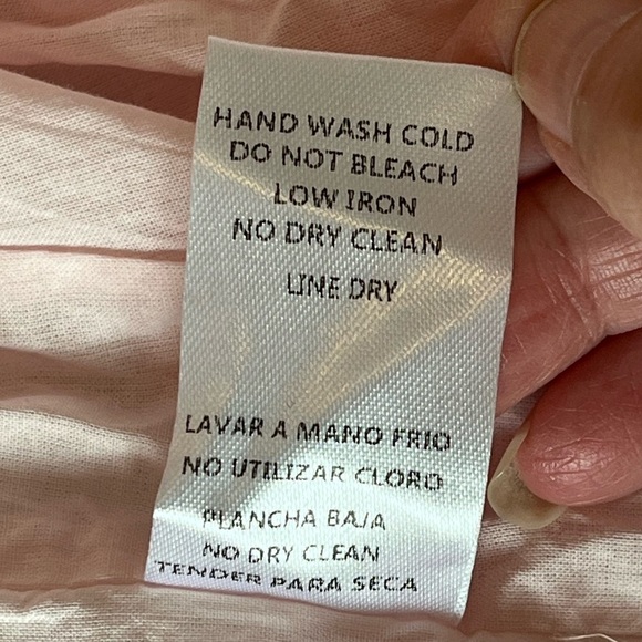 NEW MABLE Pink Floral Ruffle Tiered Criss Cross Back Mini Dress L Girly Flirty - Picture 12 of 14